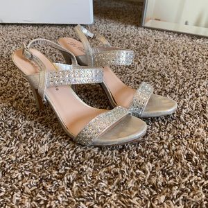 Silver Bling Heels